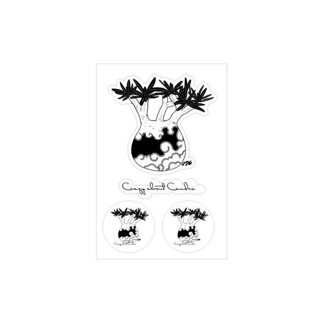 456plants Silver Sticker「murakumo」