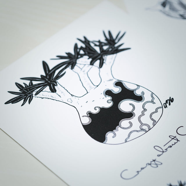 456plants Silver Sticker「murakumo」