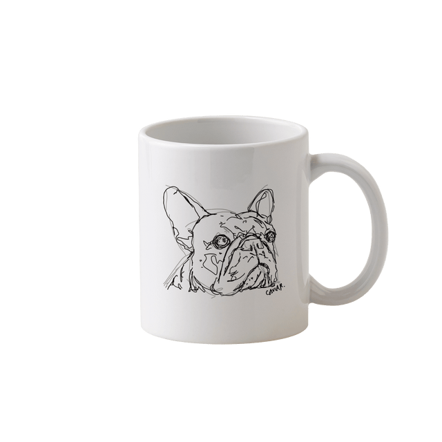 BELOVED FRENCHES マグカップ 「caviar」