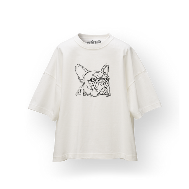 BELOVED FRENCHES オーバーサイズTシャツ「caviar」