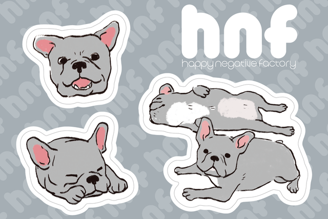 hnf Original Sticker Brindle