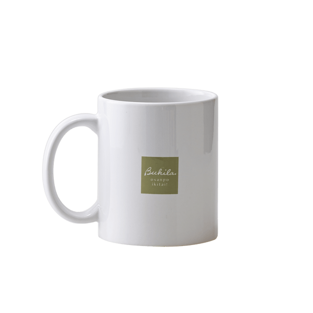 Buhila マグカップ 「お散歩いきたい」