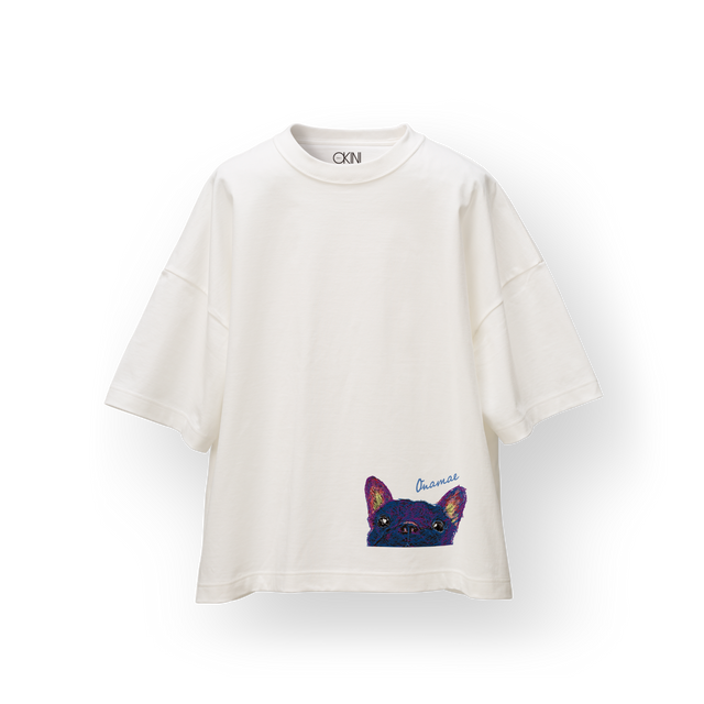 Buhila 名入れ T-shirt ぴょこっと 「なんかちょうだい」