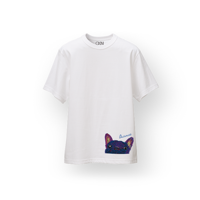 Buhila 名入れ T-shirt ぴょこっと 「なんかちょうだい」
