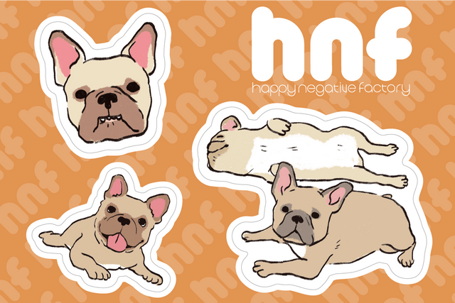 hnf Original Sticker Fawn