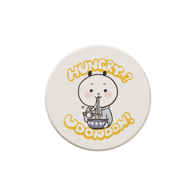 小沼田くん 珪藻土コースター HUNGRY?