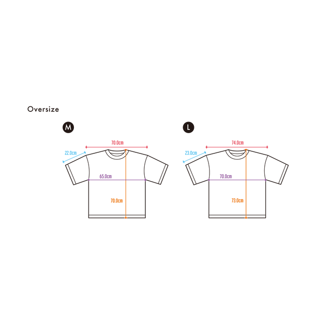 BELOVED FRENCHES オーバーサイズTシャツ「chiffon」