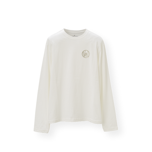 ve1cra ヴェル刺繍 吊り天竺ロングTシャツ